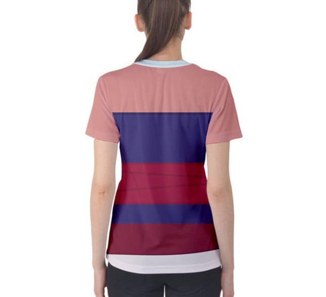 Women's Mulan Inspired ATHLETIC Short Sleeve Shirt