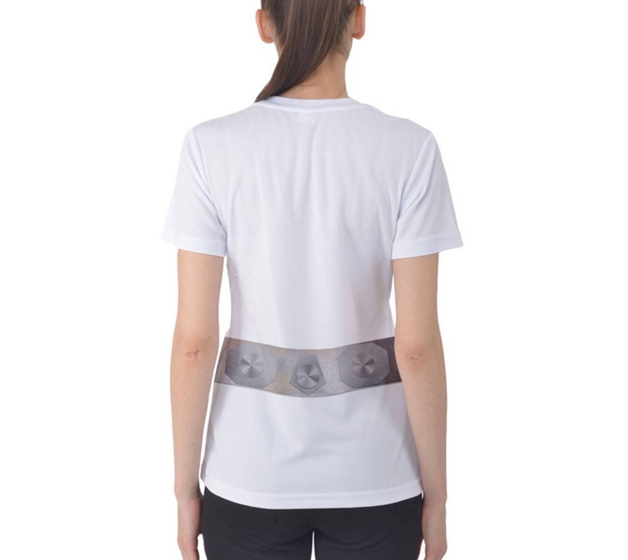 Women's Princess Leia Inspired ATHLETIC Short Sleeve Shirt