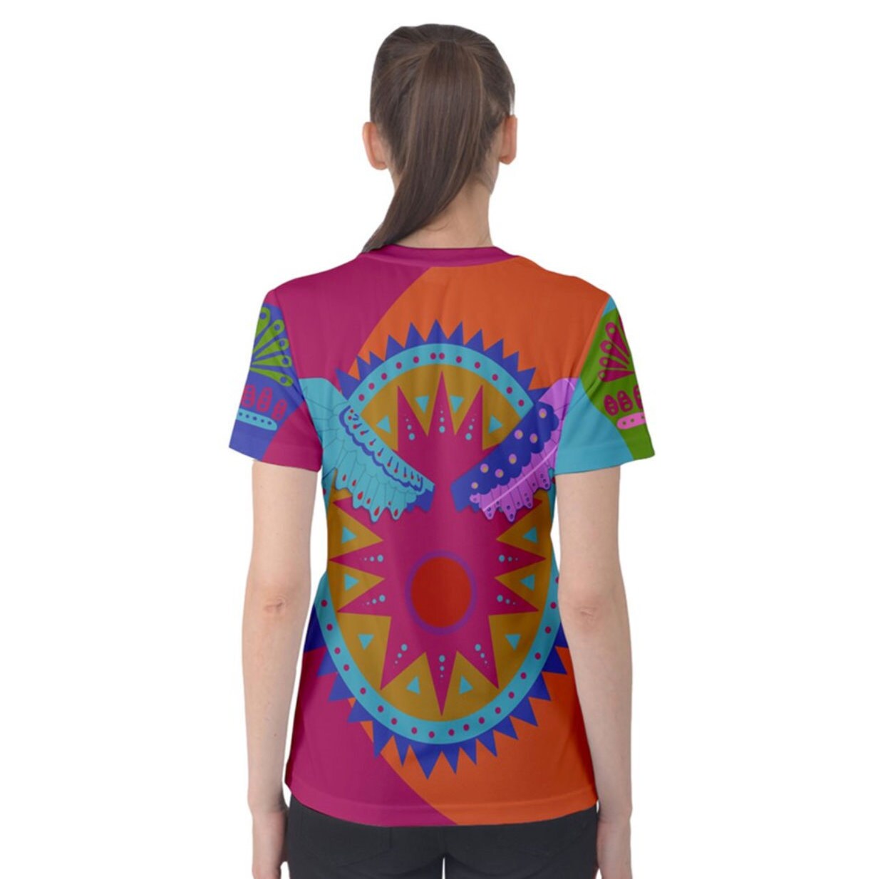 Women's Dante Spirit Guide Coco Inspired Short Sleeve Shirt