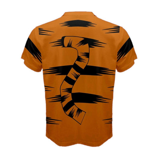Men's Tigger Inspired ATHLETIC Short Sleeve Shirt