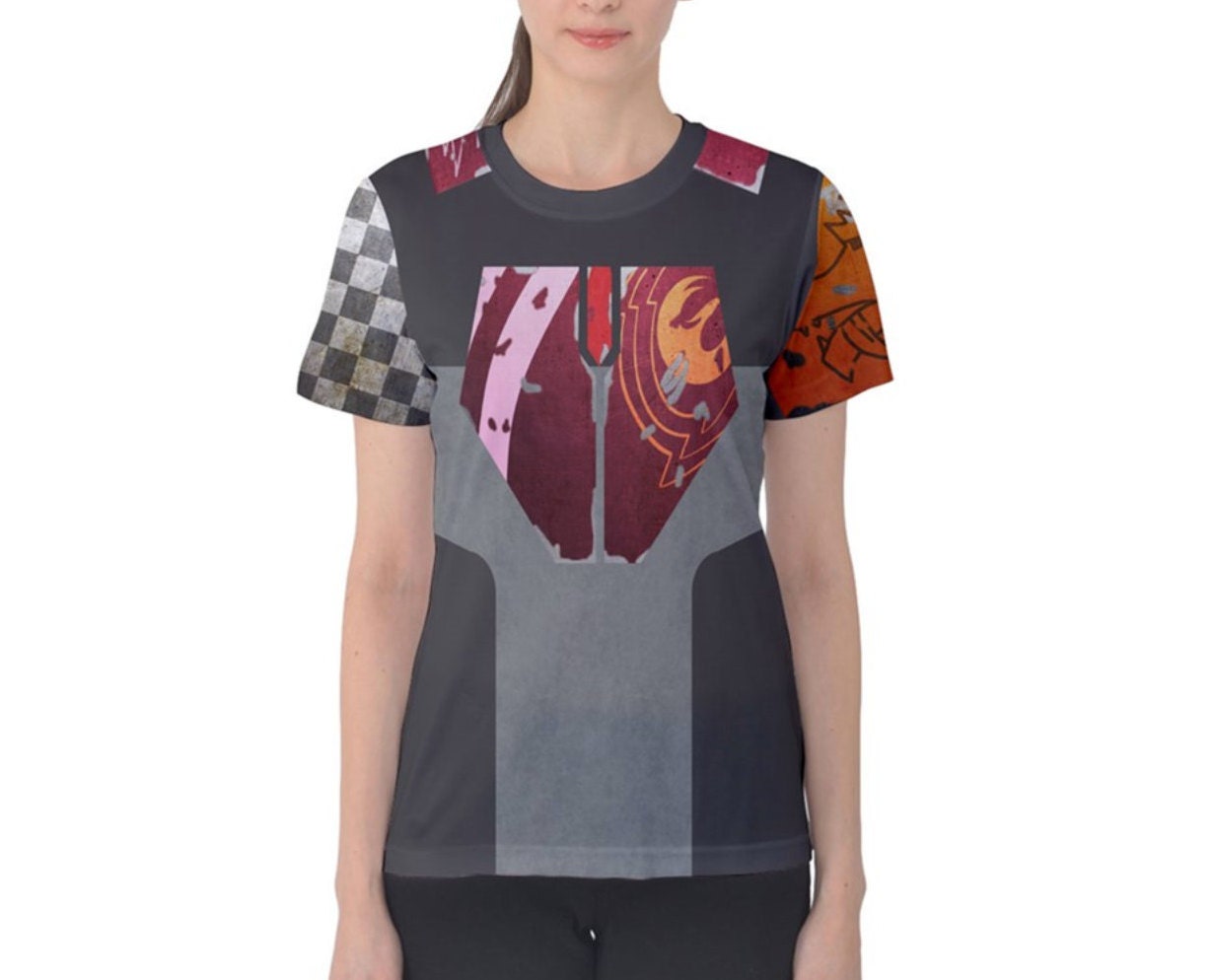 Women's Sabine Wren Rebels Inspired Short Sleeve Shirt