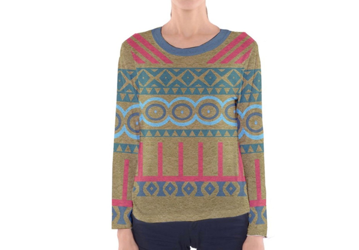 Women's Wandering Oaken Inspired Long Sleeve V-Neck Shirt
