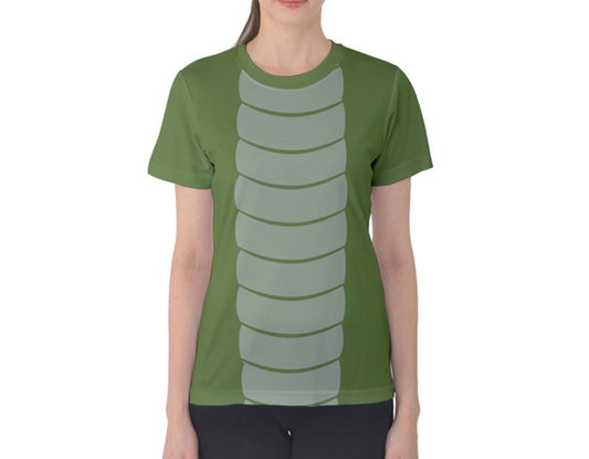 Women's Tick Tock Crocodile Inspired Short Sleeve Shirt