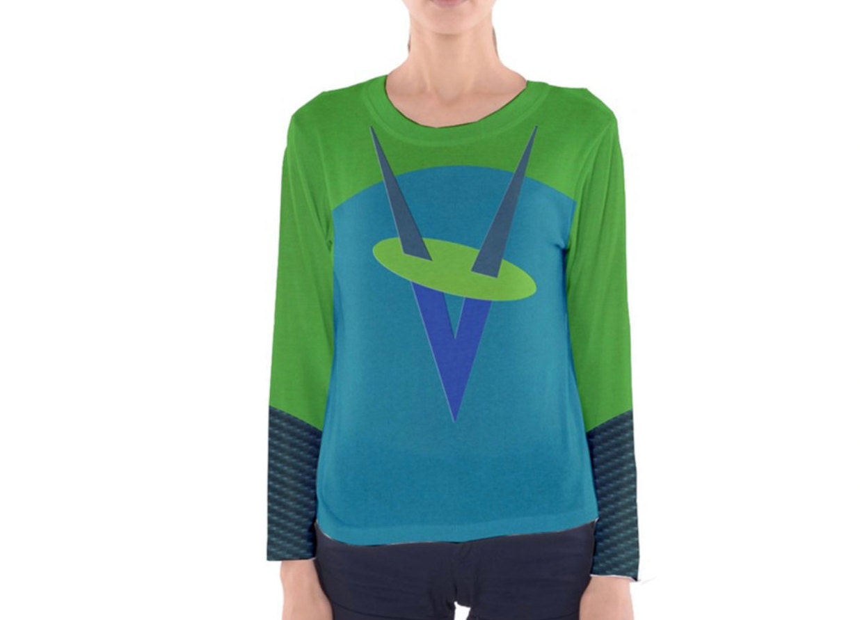 Women's Voyd Inspired Long Sleeve V-Neck Shirt