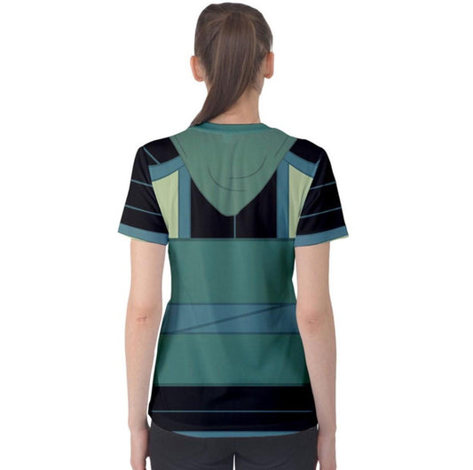 Women's Ping Mulan Inspired Short Sleeve Shirt