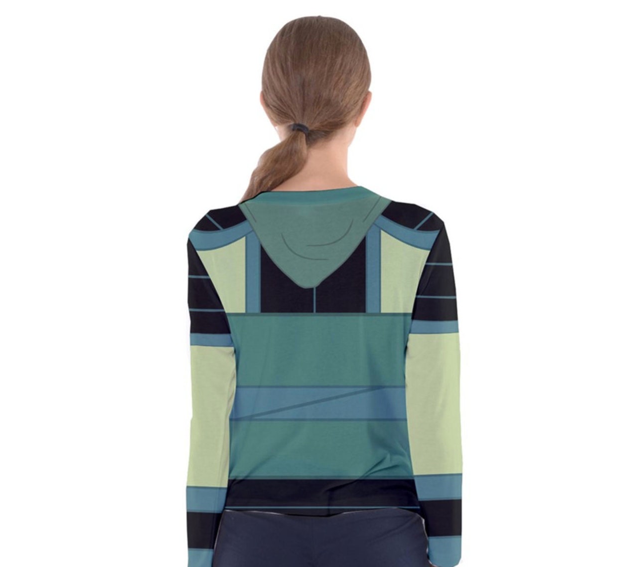 Women's Ping Mulan Inspired Long Sleeve V-Neck Shirt