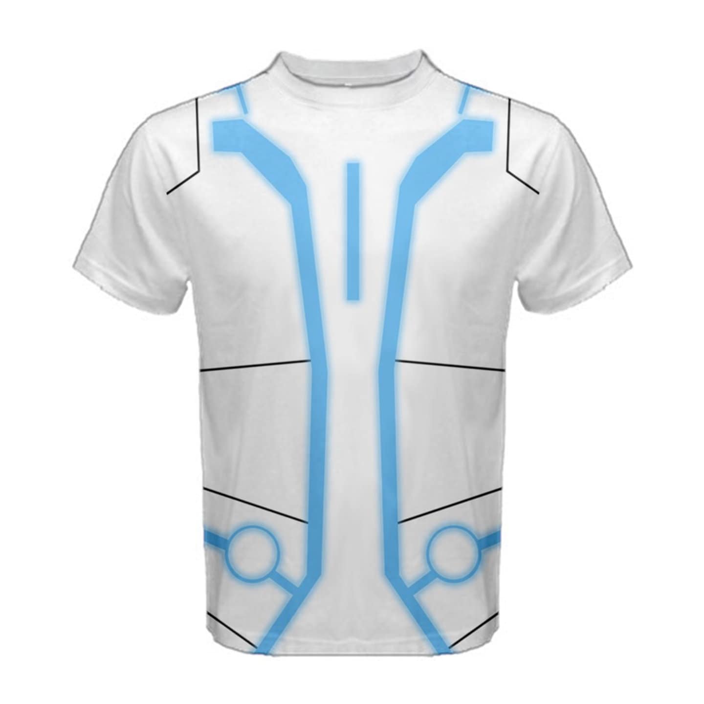Men's Tron Inspired Short Sleeve Shirt