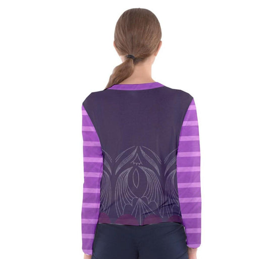 Women's Oxana Hauntley Inspired Long Sleeve V-Neck Shirt