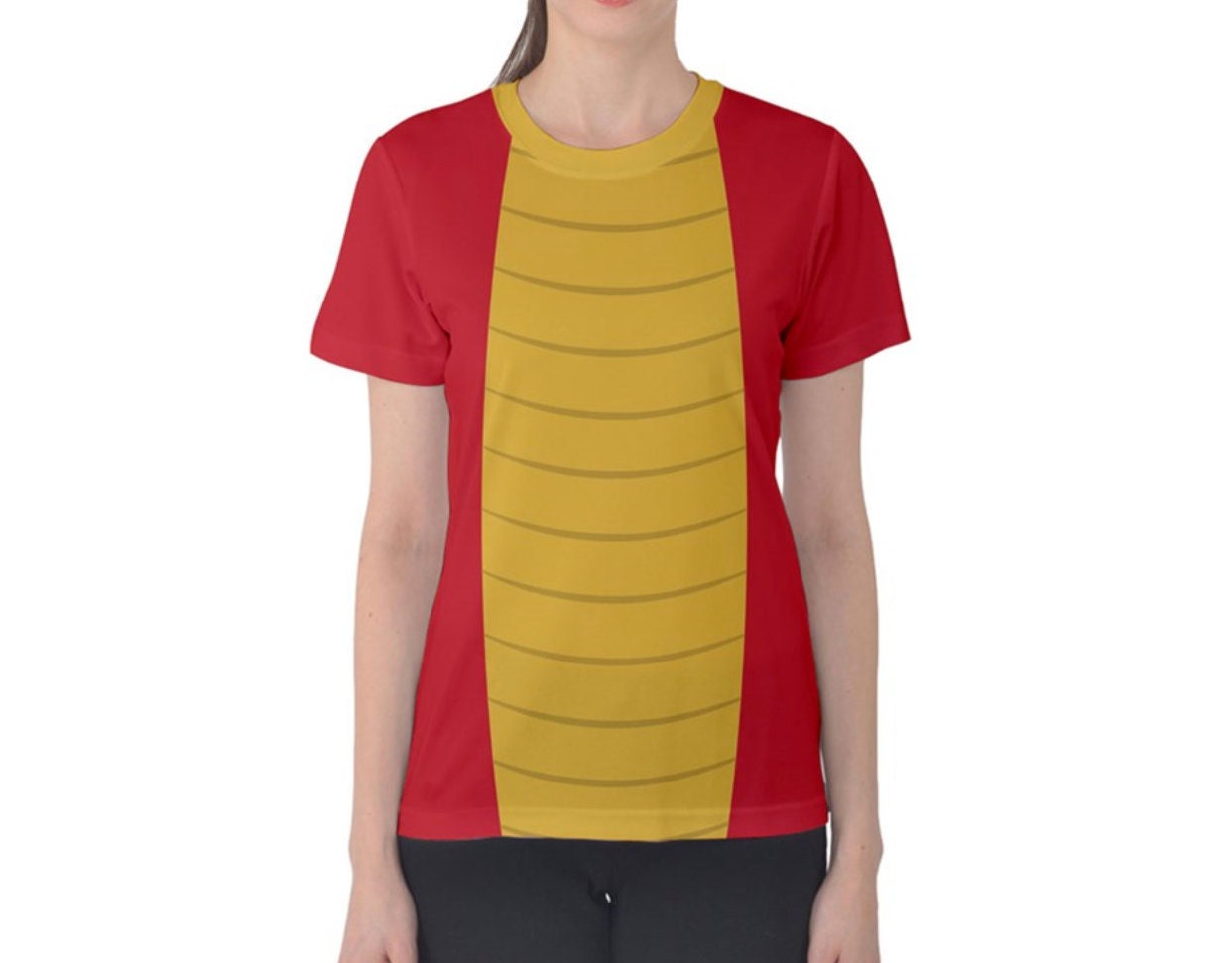 Women's Mushu Mulan Inspired Short Sleeve Shirt