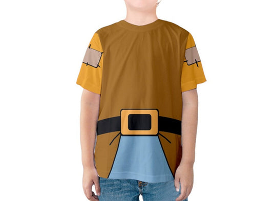 Kid's Happy (No Beard) Snow White and the Seven Dwarfs Inspired Shirt