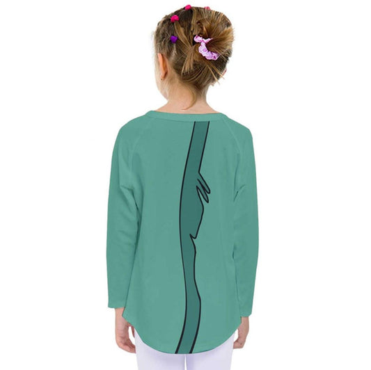 READY-to-SHIP Flotsam and Jetsam Inspired Kid's Long Sleeve Shirt