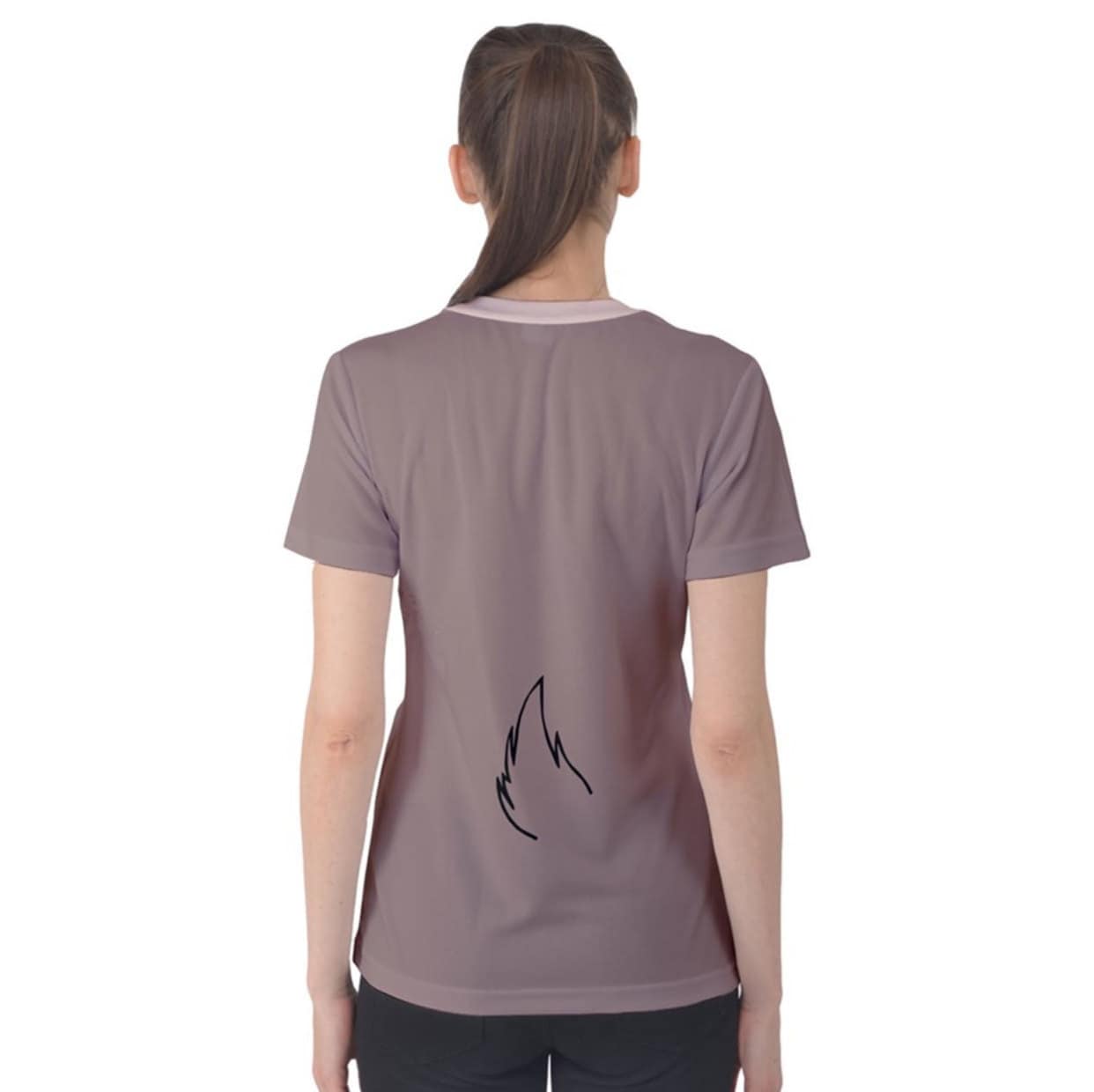 READY-to-SHIP Tramp Inspired Women's Shirt: Sublimation Print Costume Tee