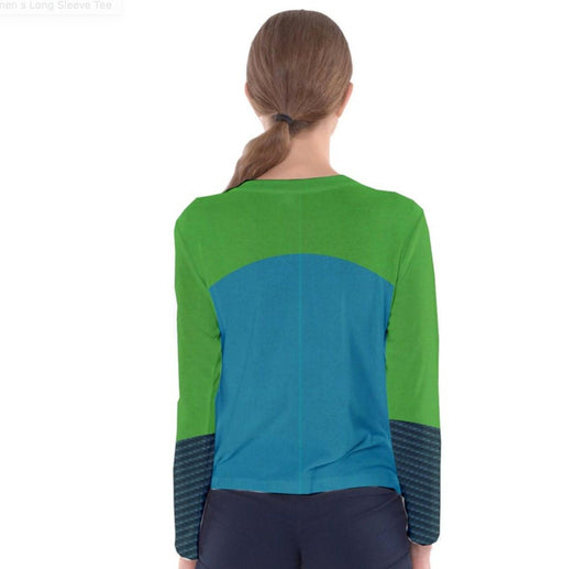 Women's Voyd Inspired Long Sleeve V-Neck Shirt
