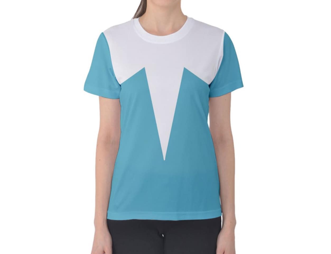 Women's Frozone Inspired Short Sleeve Shirt
