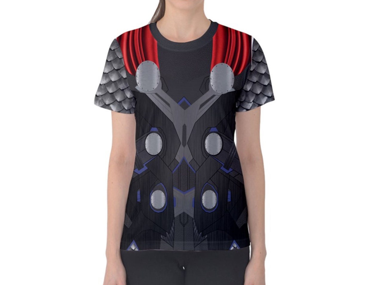 Women's Thor Inspired Short Sleeve Shirt