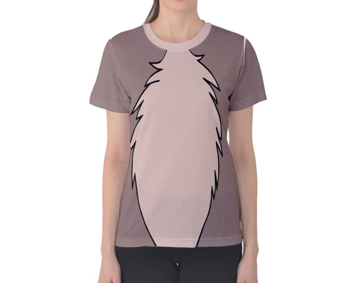READY-to-SHIP Tramp Inspired Women's Shirt: Sublimation Print Costume Tee