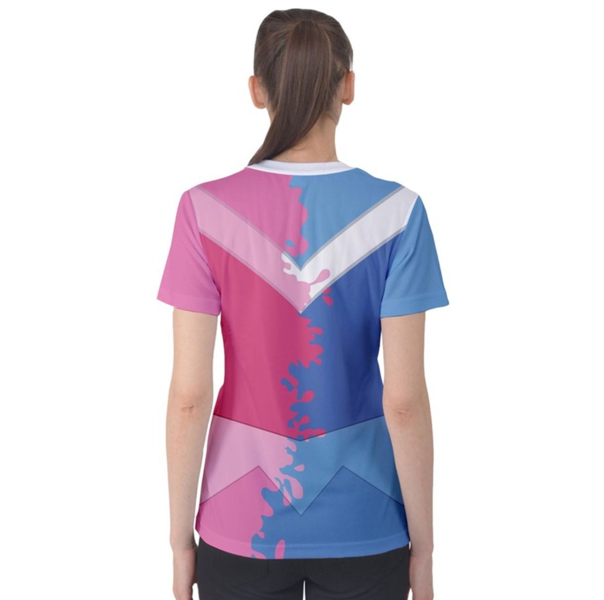 Women's Aurora Make It Pink Make It Blue Sleeping Beauty Inspired Short Sleeve Shirt