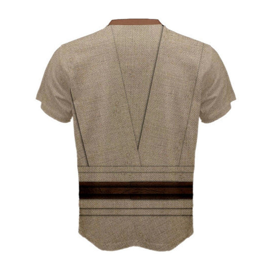 Men's Obi Wan Jedi Inspired ATHLETIC Short Sleeve Shirt