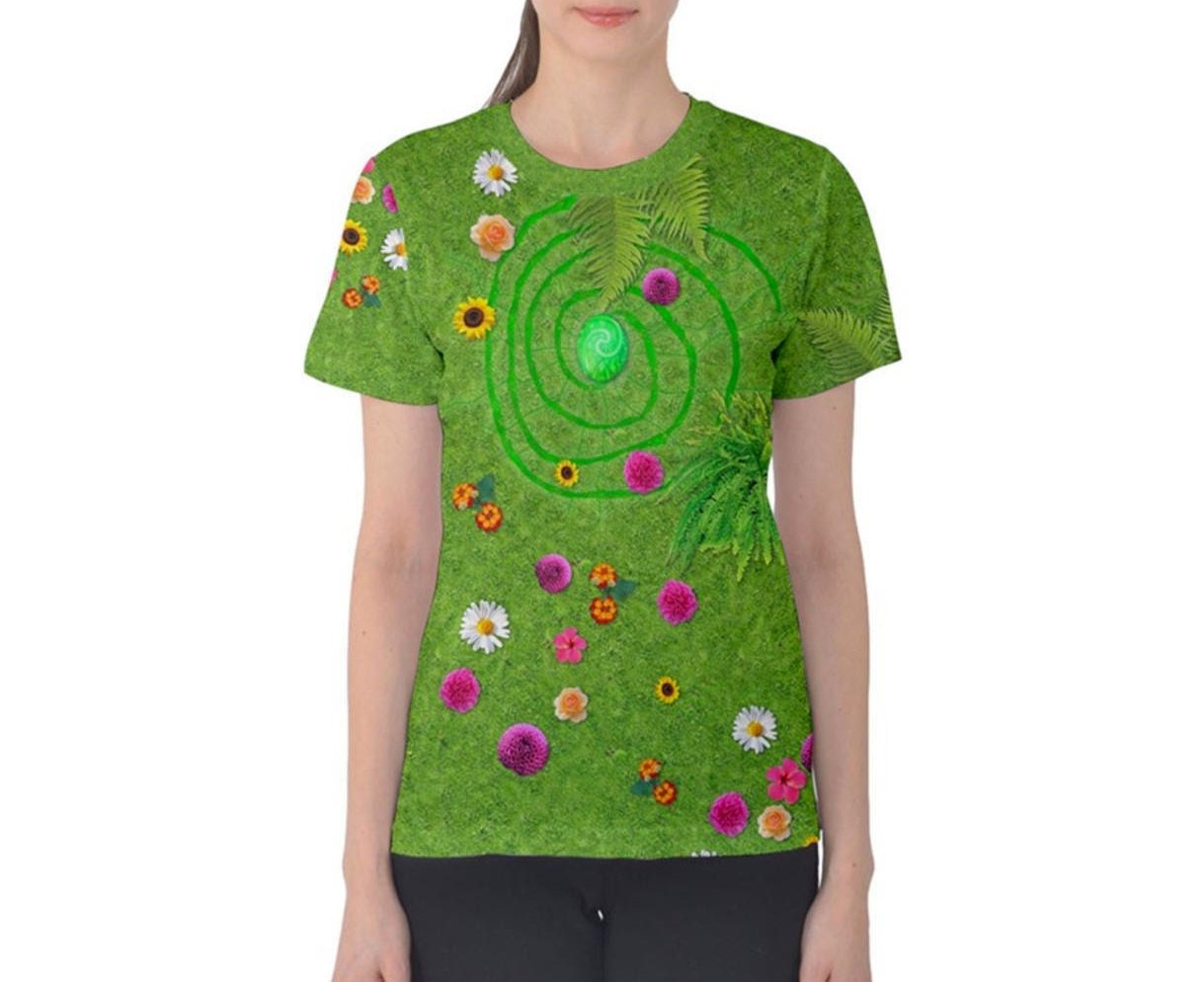 Women's Te Fiti Inspired ATHLETIC Short Sleeve Shirt