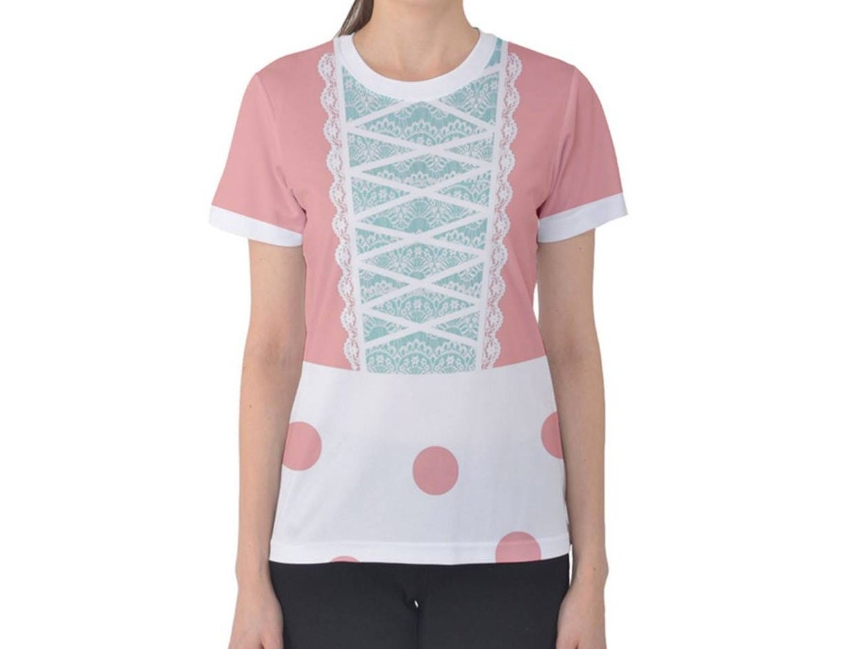 Women's Bo Peep Inspired ATHLETIC Short Sleeve Shirt