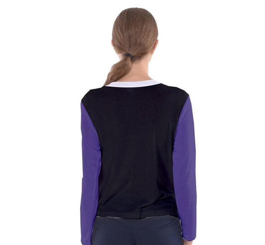 Women's Evil Queen Snow White Inspired Long Sleeve V-Neck Shirt
