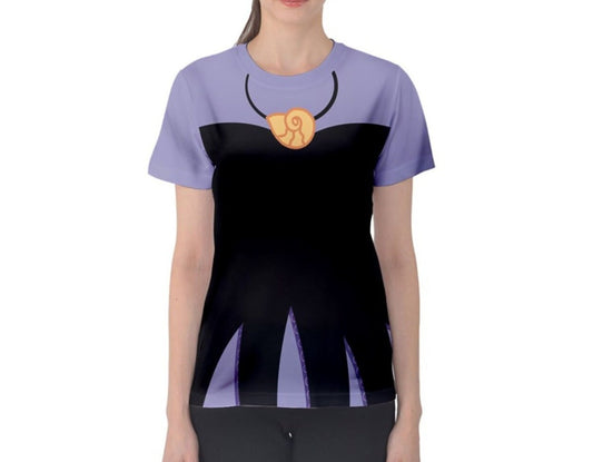 Women's Ursula Inspired ATHLETIC Short Sleeve Shirt