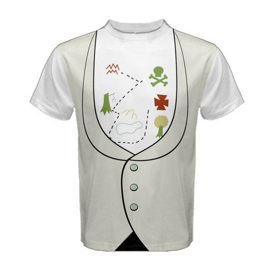 Men's Mr. Darling Peter Pan Inspired ATHLETIC Short Sleeve Shirt