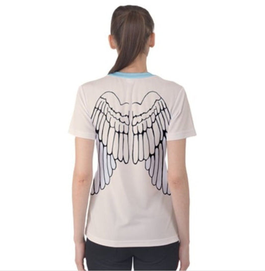Women's Pegasus Inspired Short Sleeve Shirt