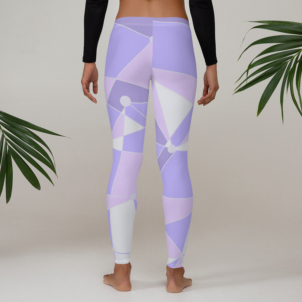 Galactic Purple Wall Inspired Leggings
