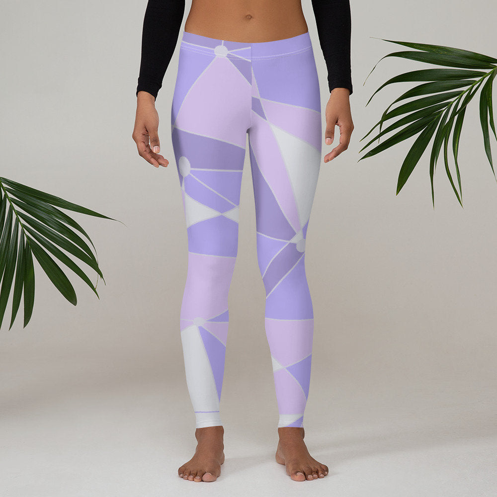 Galactic Purple Wall Inspired Leggings