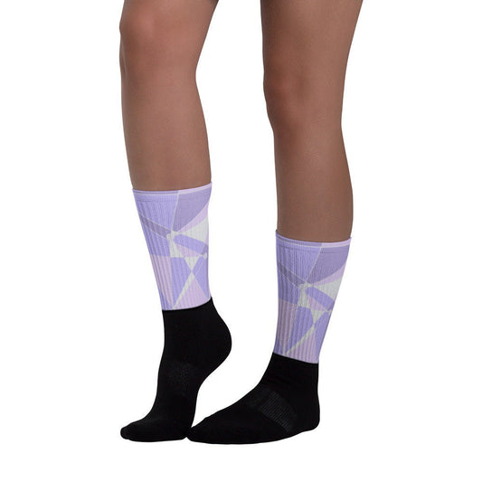 Galactic Purple Wall Inspired Socks