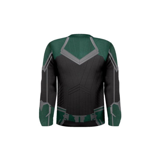 READY-to-SHIP Capt. Danvers Starforce Inspired Long Sleeve Shirt - Sublimation Print