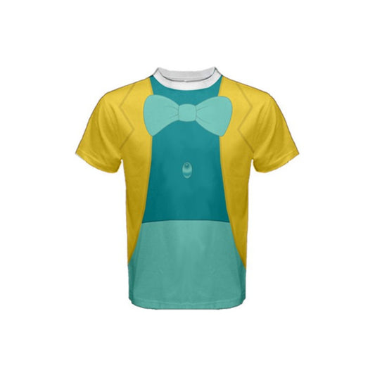 Men's Mad Hatter Inspired Short Sleeve Shirt