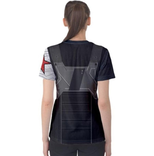 Women's Bucky Inspired Short Sleeve Shirt