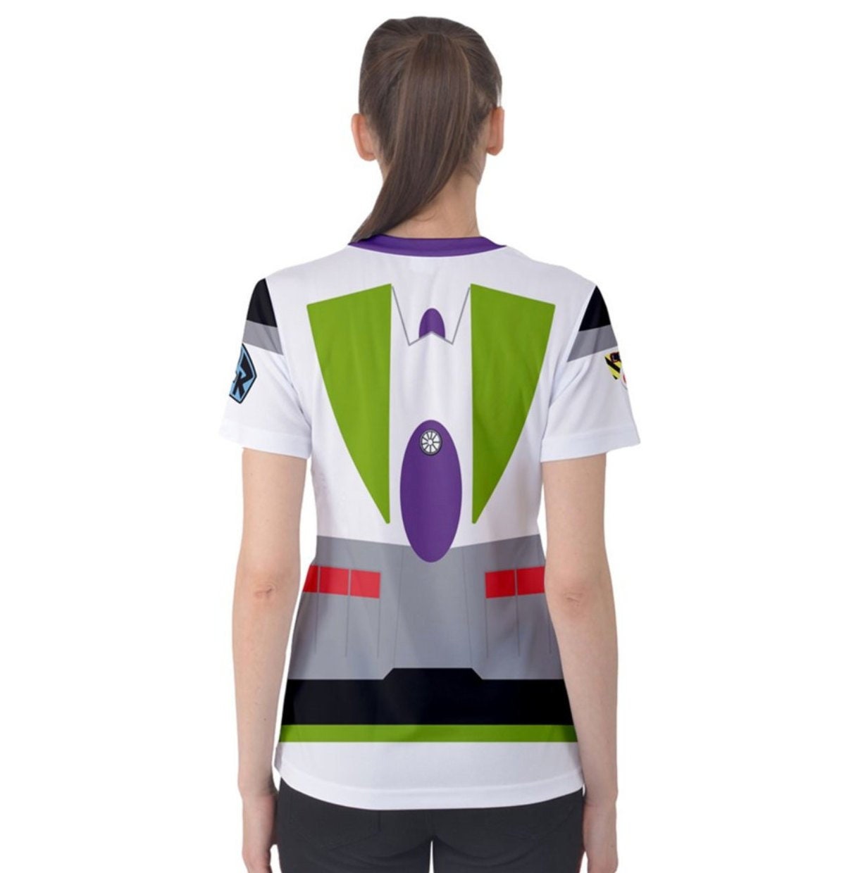 Women's Buzz Lightyear Inspired ATHLETIC Short Sleeve Shirt