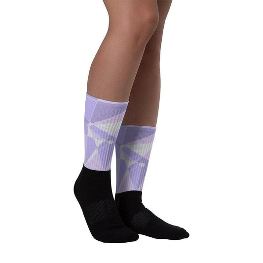 Galactic Purple Wall Inspired Socks