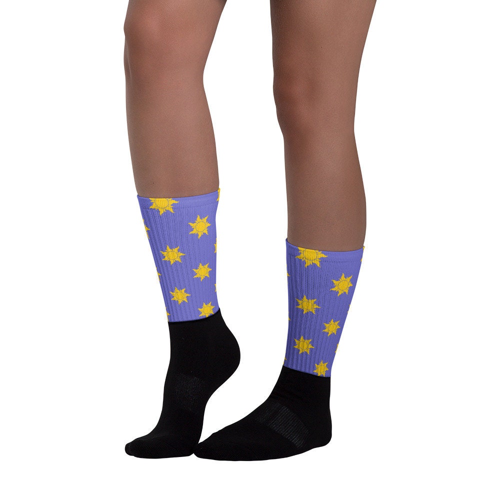 Rapunzel Inspired Socks