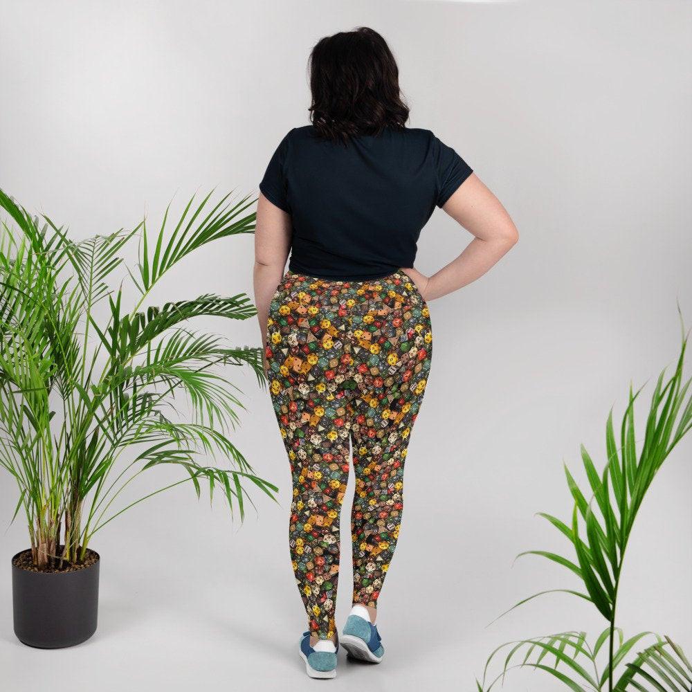 RPG Dice Plus Size Leggings