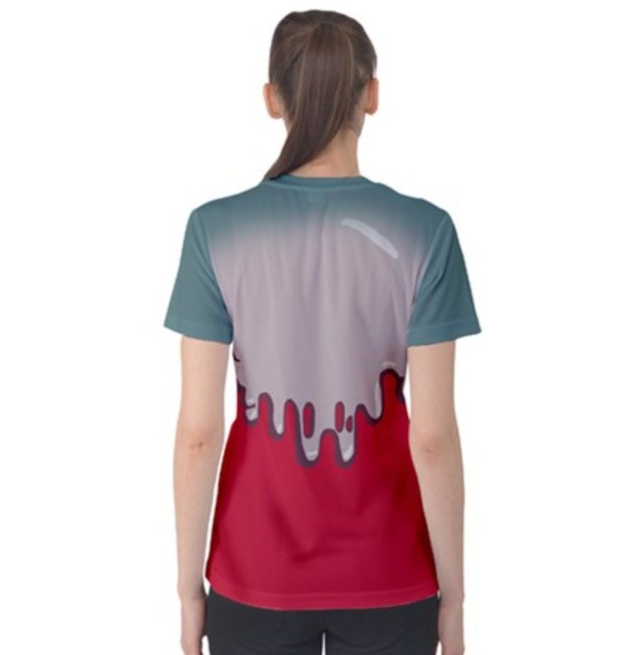 Women's Poison Apple Snow White and the Seven Dwarfs Inspired ATHLETIC Short Sleeve Shirt