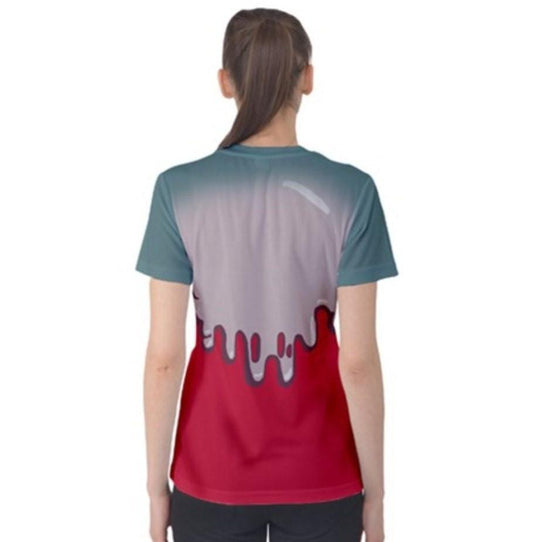 Women's Poison Apple Snow White and the Seven Dwarfs Inspired ATHLETIC Short Sleeve Shirt