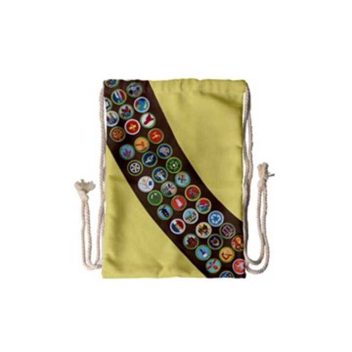 Wilderness Explorer Inspired Drawstring Backpack