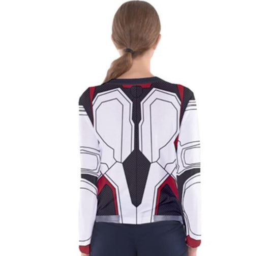 Women's Endgame Inspired Long Sleeve V-Neck Shirt