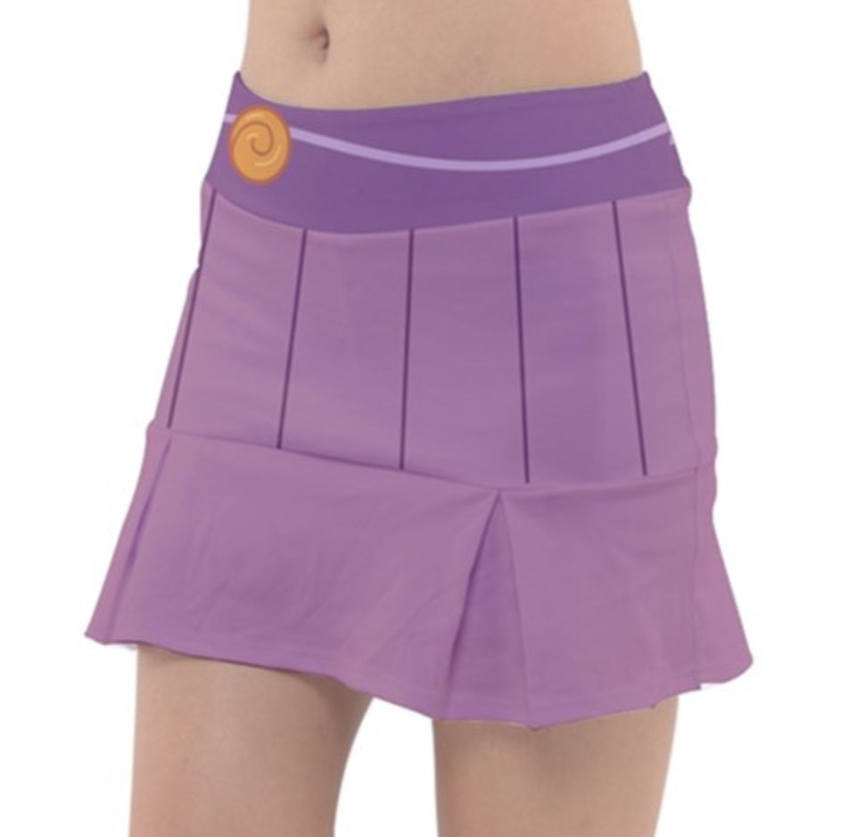 READY-to-SHIP Megara Inspired Sport Skirt: Purple Disneybound Running Skirt
