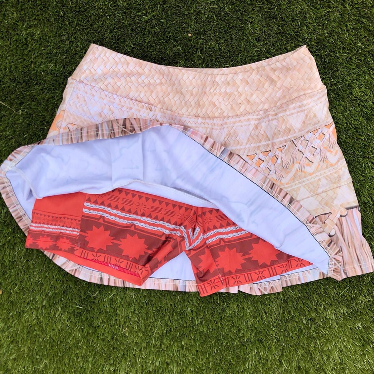 READY-to-SHIP Moana Inspired Sport Skirt: Disneybound Running Skirt (3XL)