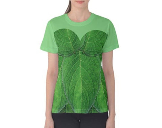 Women's Tinker Bell Peter Pan Inspired Short Sleeve Shirt