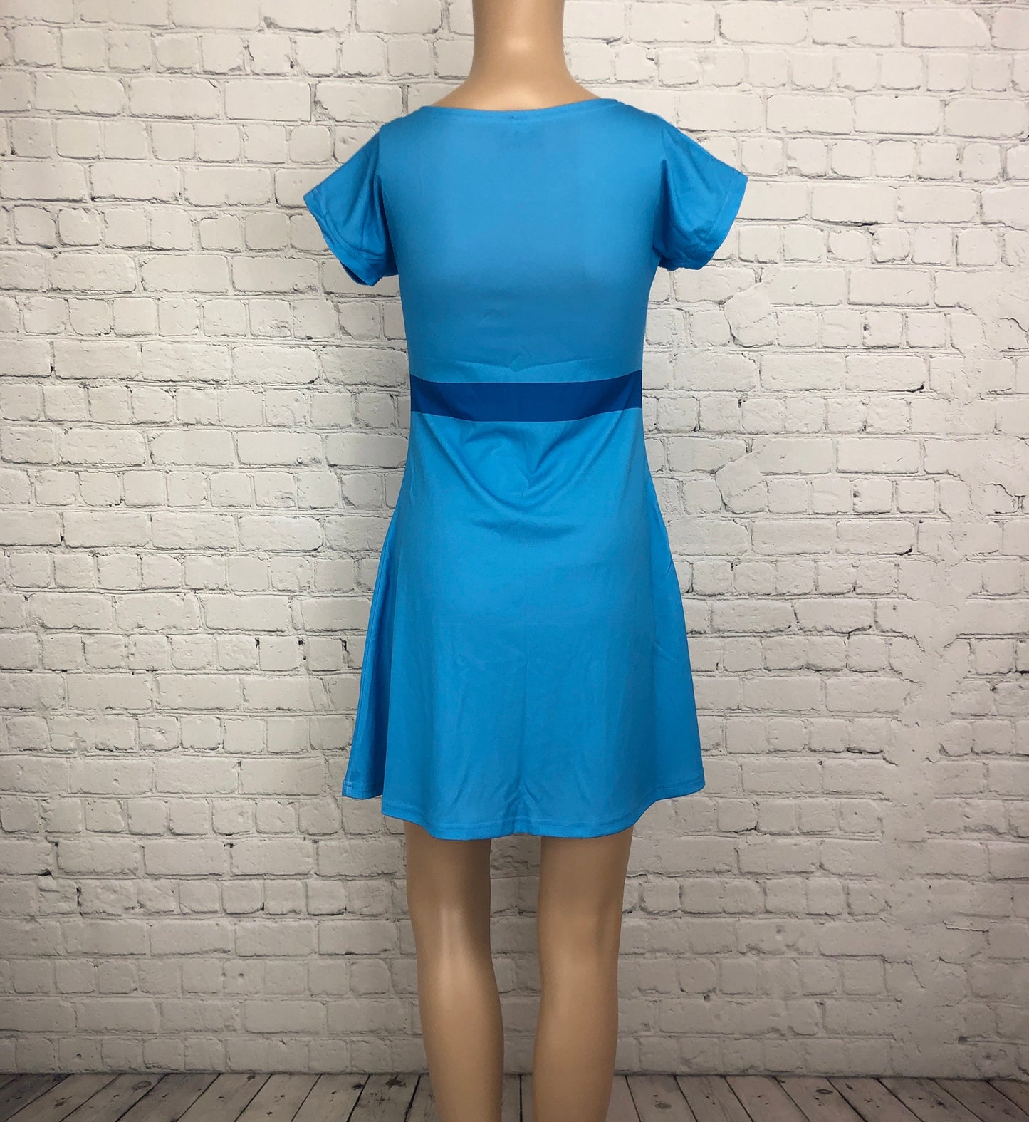 READY-to-SHIP Alien Inspired Skater Dress: Sublimation Print Costume (2XL)