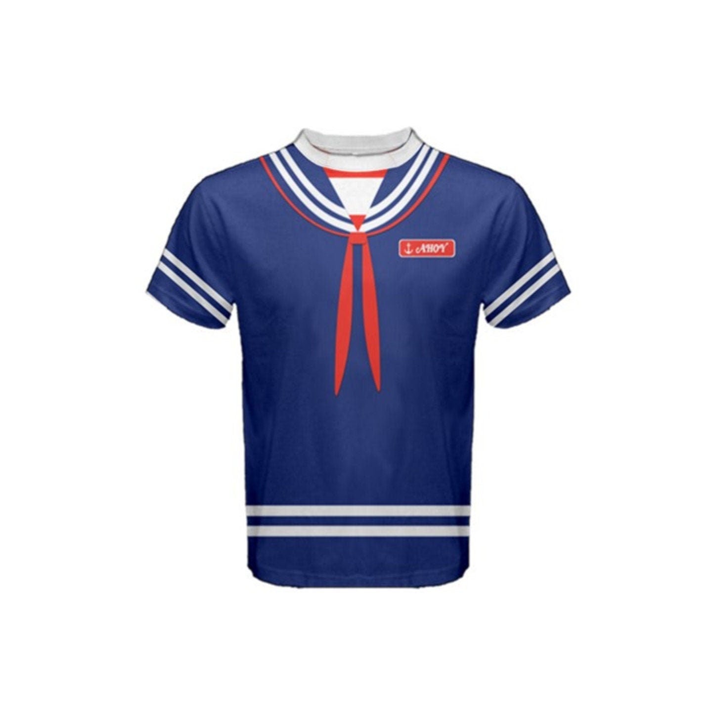 Men's Scoops Ahoy Stranger Things Inspired Short Sleeve Shirt