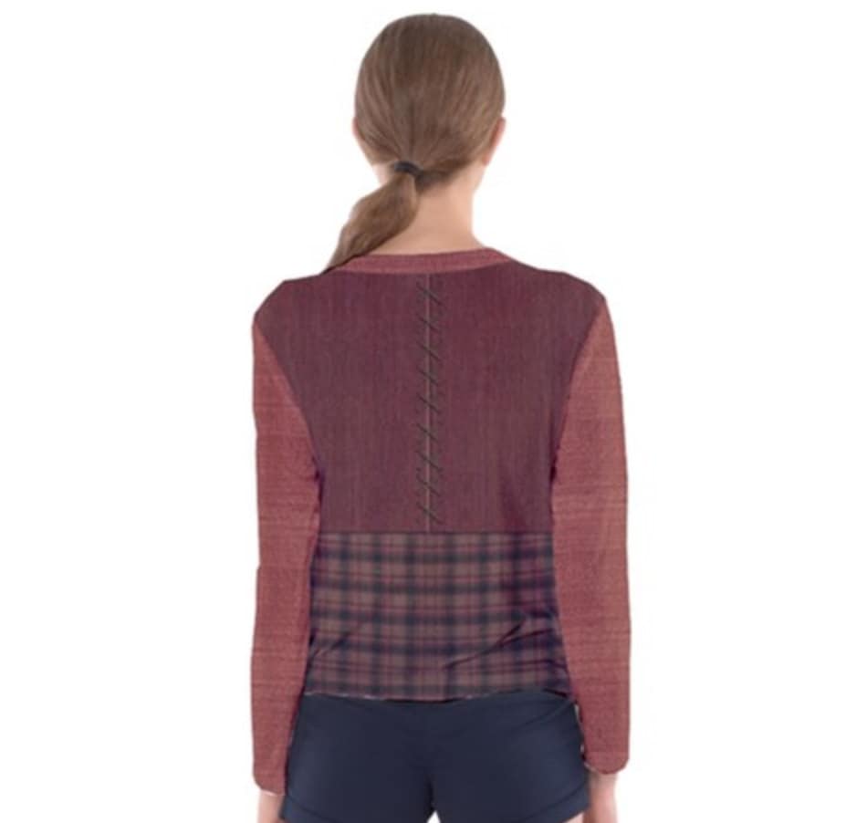 Women's Mary Sanderson Inspired Long Sleeve V-Neck Shirt