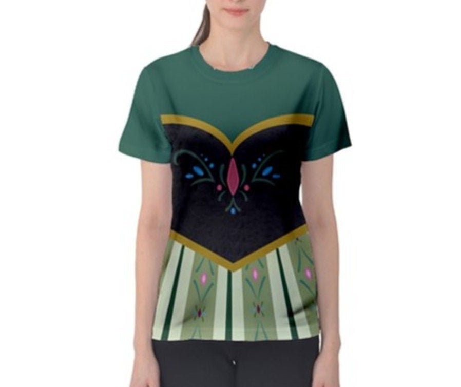 Women's Anna Coronation Inspired Short Sleeve Shirt