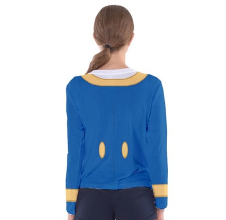 Women's Beast Inspired Long Sleeve V-Neck Shirt